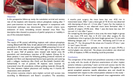 COMPARATIVE STUDY OF THE TRANSCRESTAL SINUS LIFT VERSUS LATERAL APPROACH SINUS AUGMENTATION AND SIMULTANEOUS INSERTION OF BIOACTIVE CALCIUM–PHOSPHATE COATED DENTAL IMPLANTS: 7 YEARS OF FOLLOW-UP