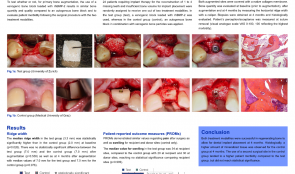 A RANDOMIZED, CONTROLLED CLINICAL TRIAL OF LATERAL RIDGE AUGMENTATION USING AUTOGENOUS BONE BLOCKS OR XENOGENIC BONE BLOCK GRAFTS LOADED WITH RECOMBINANT HUMAN BONE MORPHOGENIC PROTEIN-2)