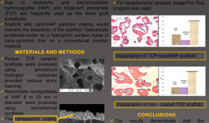 MORPHOMETRIC ANALYSIS OF TRICALCIUM PHOSPHATE (TCP) SCAFFOLDS IN VIVO